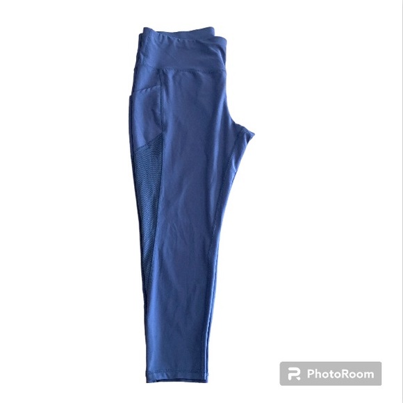 Xersion Train Womens High Rise Gray Quick Dry 7/8 Ankle Leggings - Picture 4 of 16